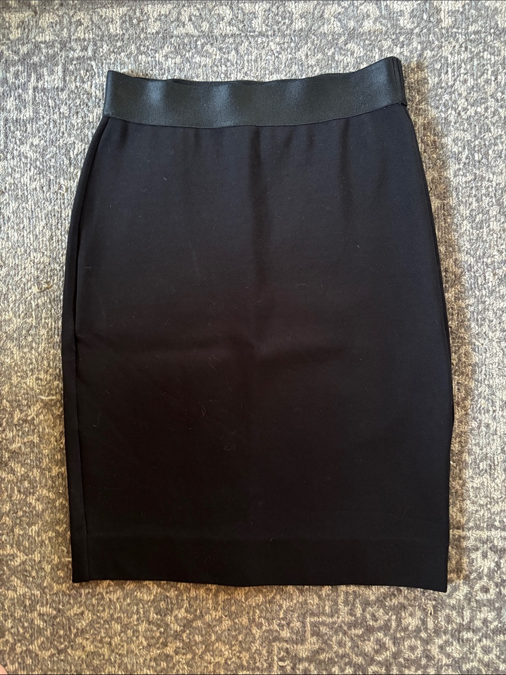 Everlane Black Pencil Skirt with Elastic  Waistband XS